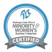 Logo for the Washington State Office of Minority & Women's Business Enterprises