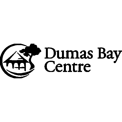 The logo for Dumas Bay Centre